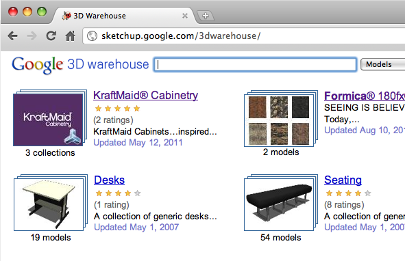 Google 3D Warehouse